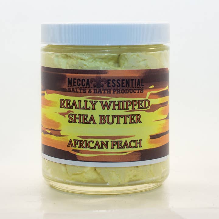 African Peach Really Whipped Shea Butter for wholesale by Mecca Essential Salts & Bath Products