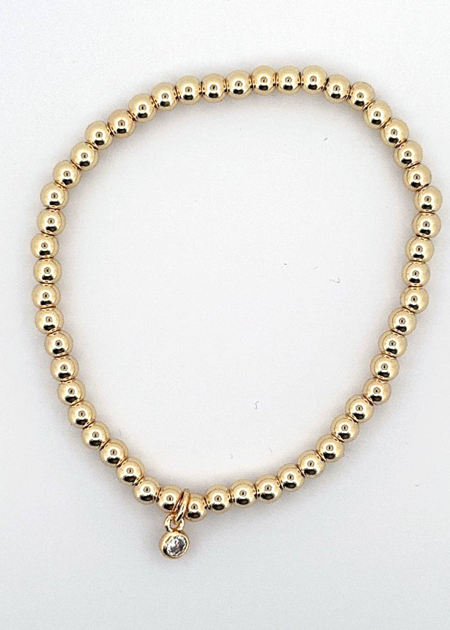 Nette Road Wholesale - Wholesale Charm/Dangle Bracelet - Tiny Crystal Charm Stretch Bracelet2