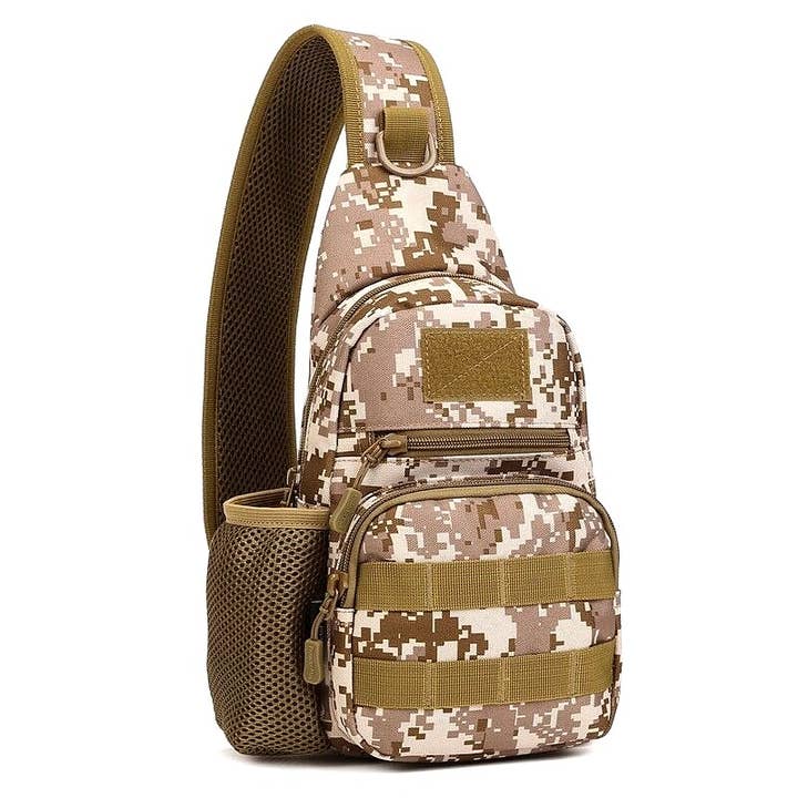 Tactical Multipurpose Military Pattern Sling Bag Bottle Holder for wholesale by Diacly