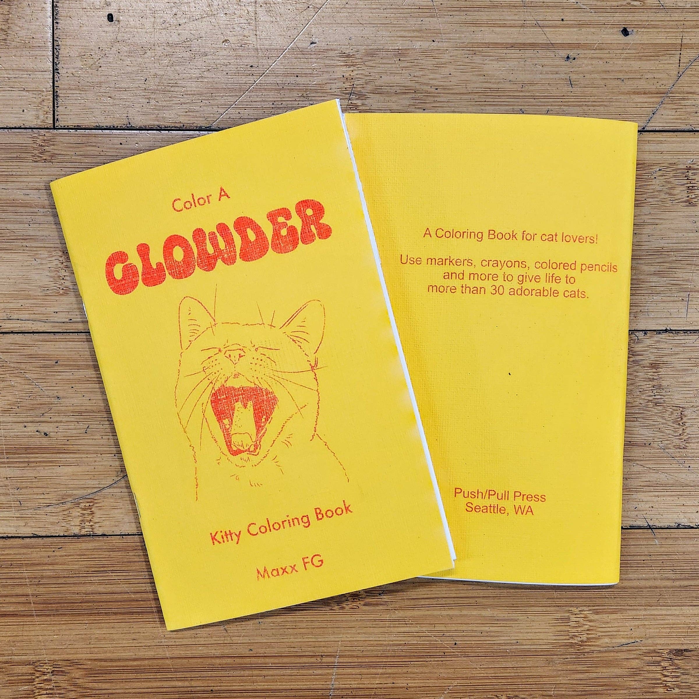 Push/Pull Press – wholesale Målarbok - Barn och baby – Färglägg en kattgrupp: Kattfärgbok av Maxx FG0