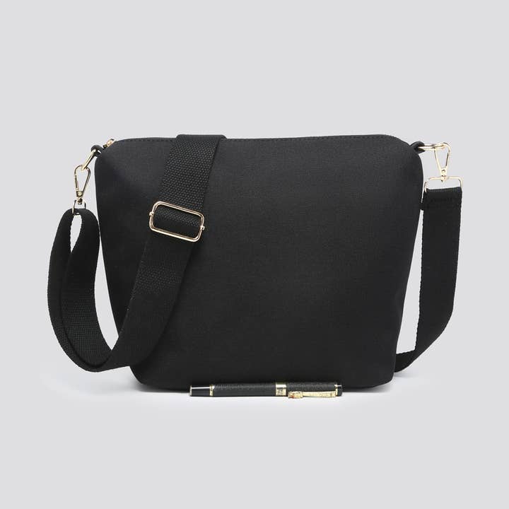 House of Milano – wholesale Crossbody bag – Women's – 25023 Canvas Crossbody Bag1