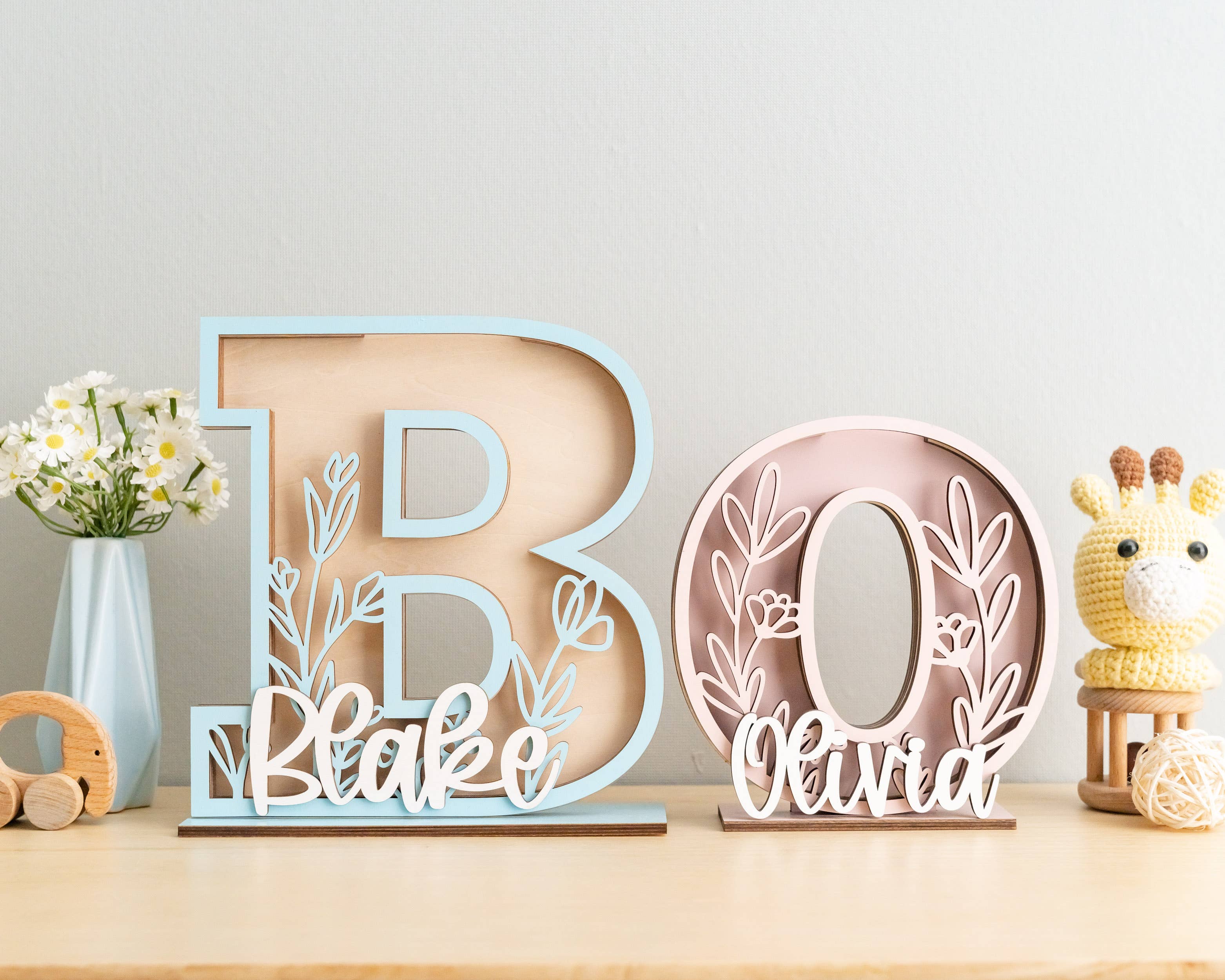 BearCrafts – Mealheiro – Criança e bebé por atacado – Cofrinho de Porquinho com Nome Personalizado - Presente para Crianças E2212