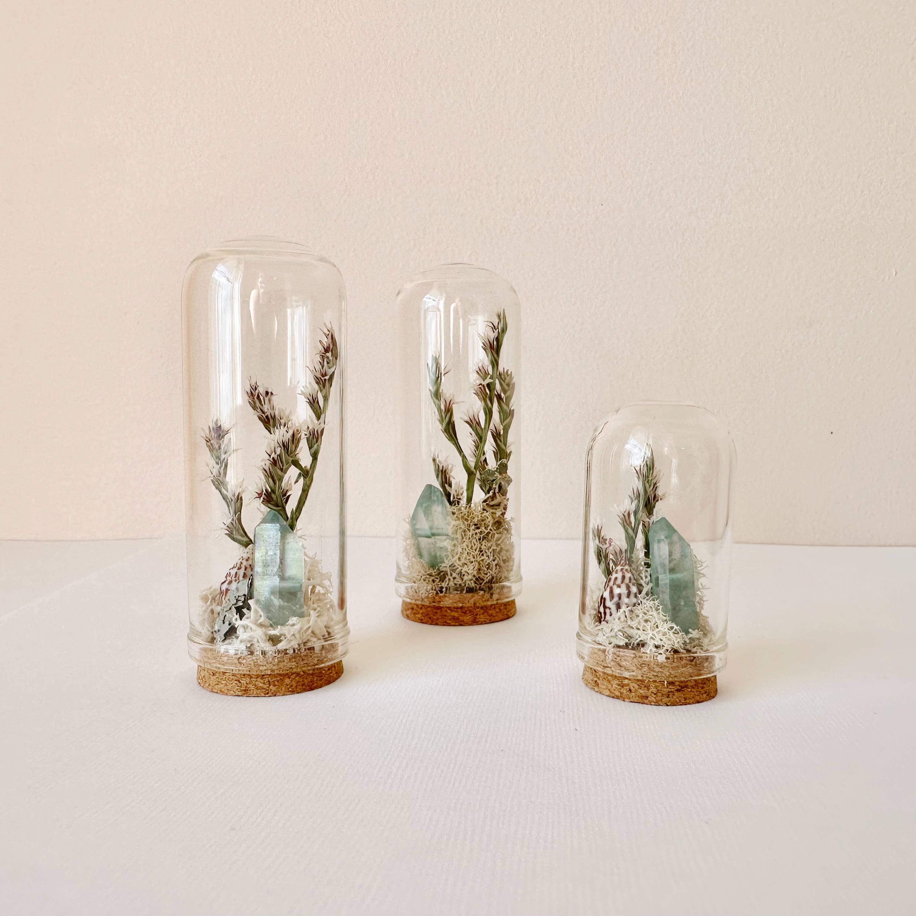CA Studios - Wholesale Terrarium - Saltwater Breeze Mini Terrarium Crystal Beach Desk Decor6