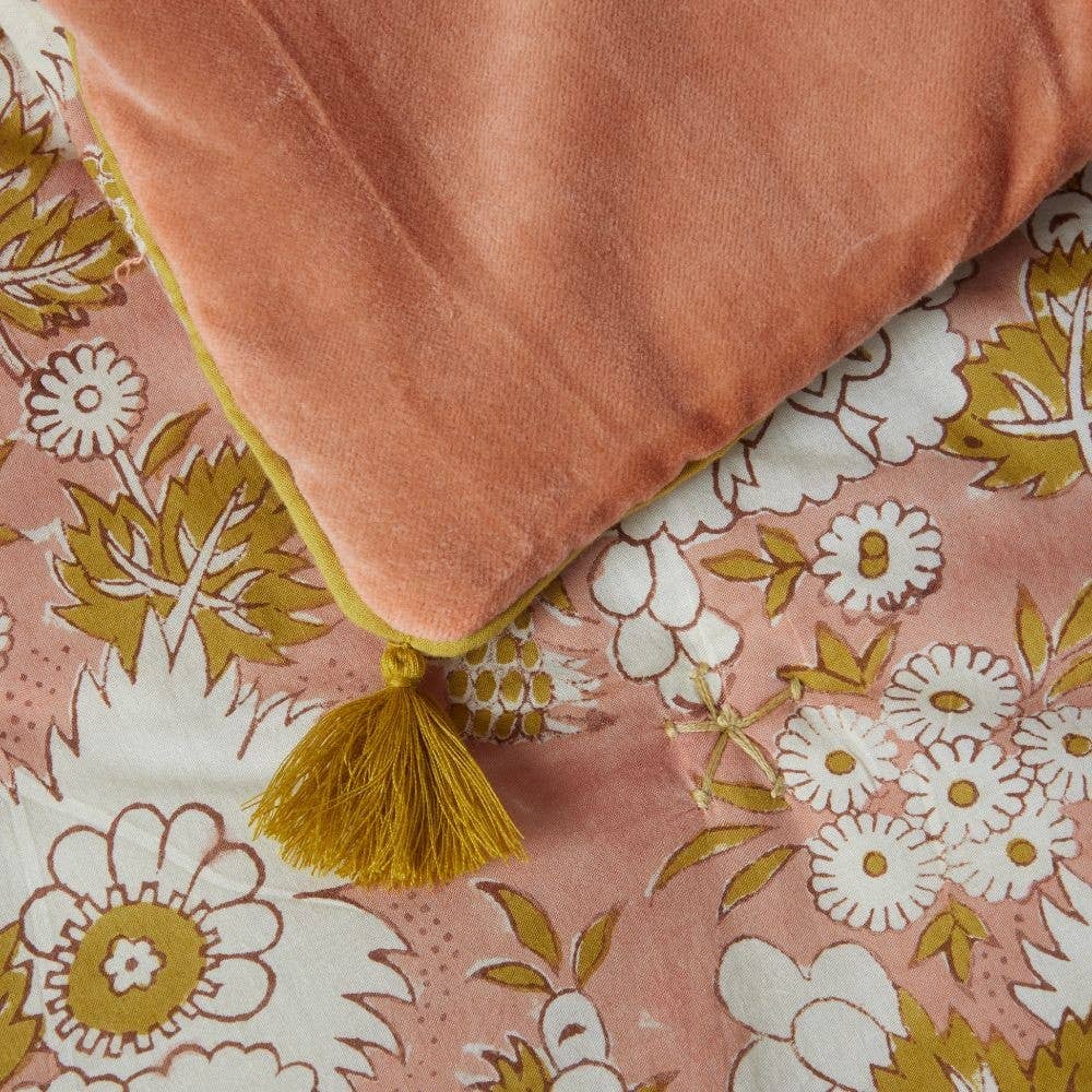 Bonheur du Jour - Wholesale Quilt - Sofa Cover - Vishnu Terracotta1