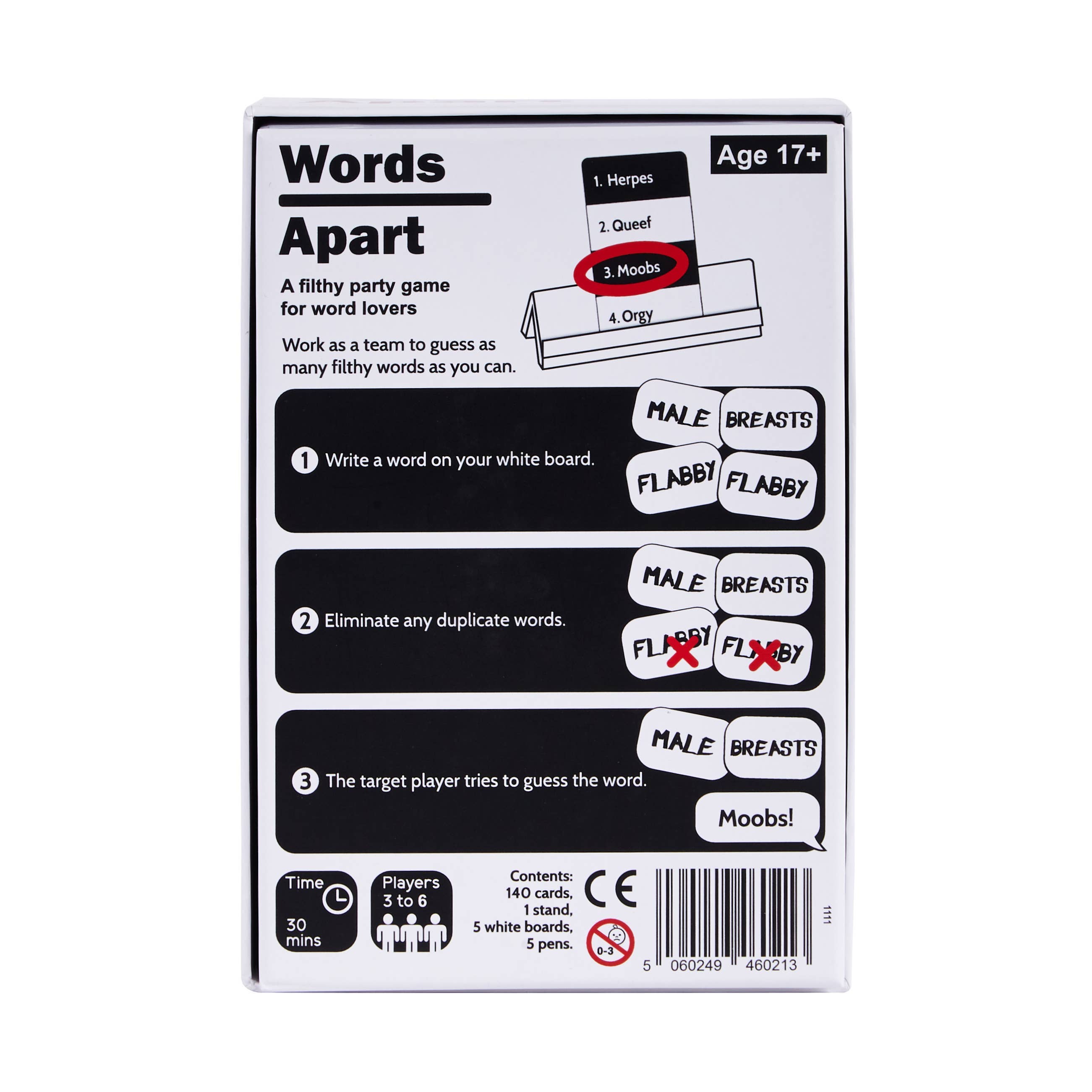 Clarendon Games USA - Wholesale Card Game - Words Apart Adult Guessing Card Game1