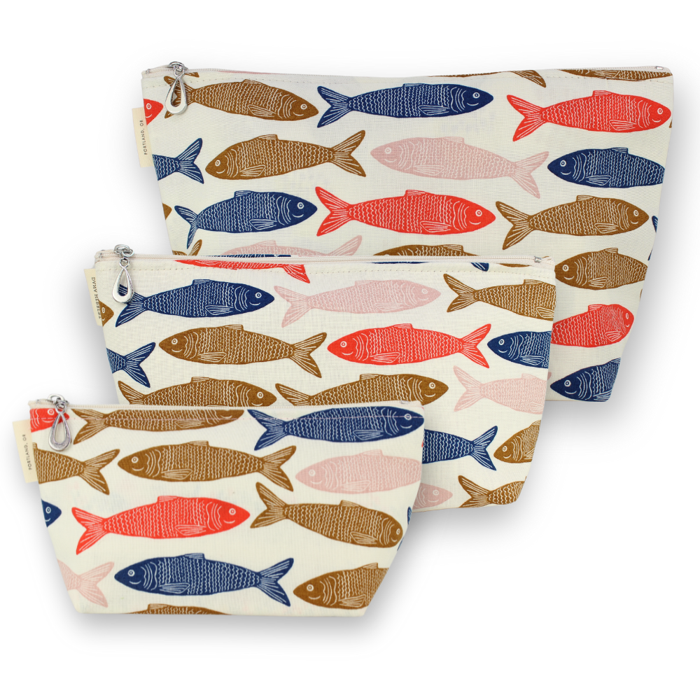 Dana Herbert – wholesale Make-up/cosmetic bag – Makeup Bag Set - S, M, + L (Save $2.00)28