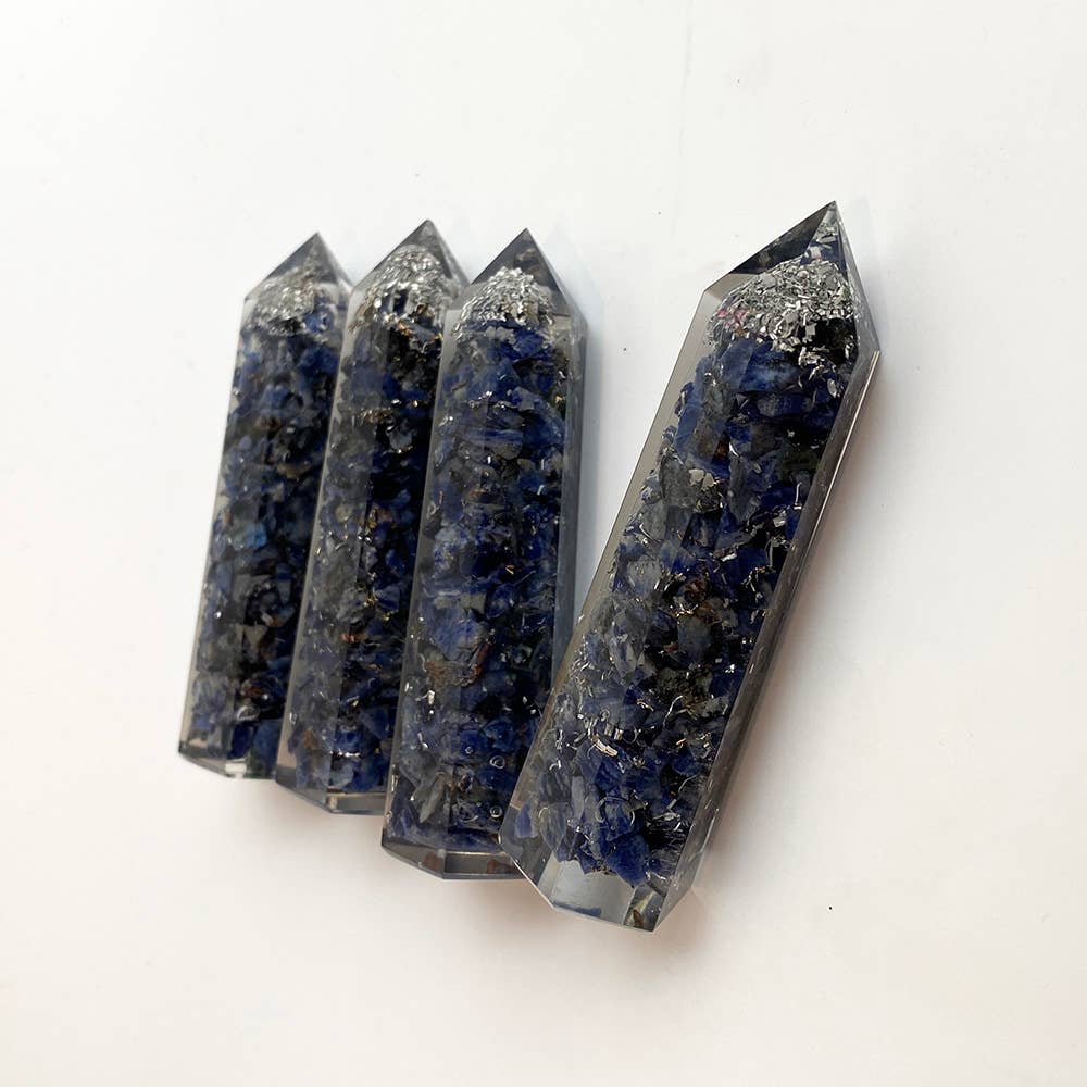 VIE – wholesale Spiritual stone/crystal – Orgonite Obelisk Tower, 8x2x2cm49