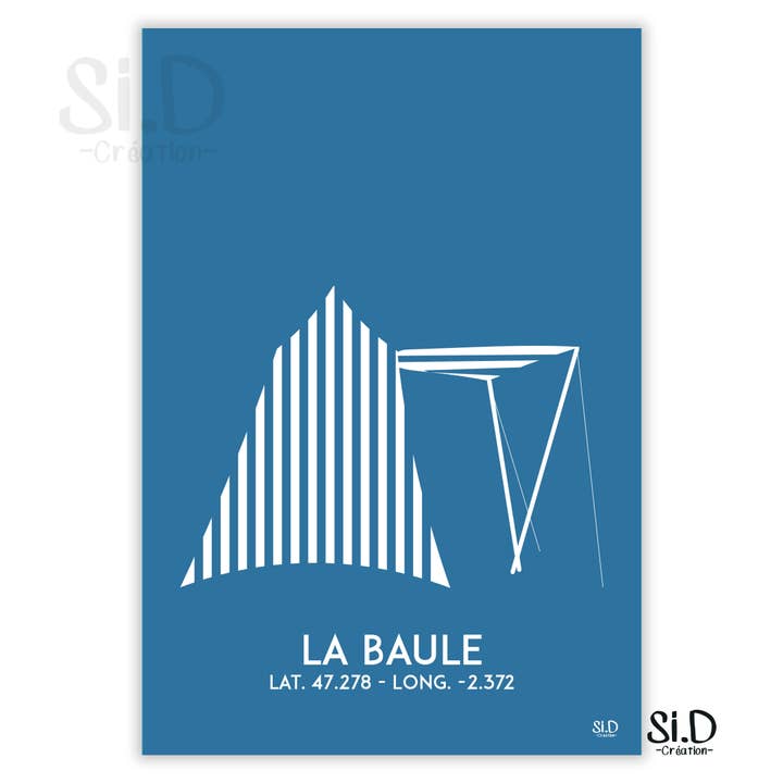 Cabine de plage Marine - La Baule pour la vente par Si.D