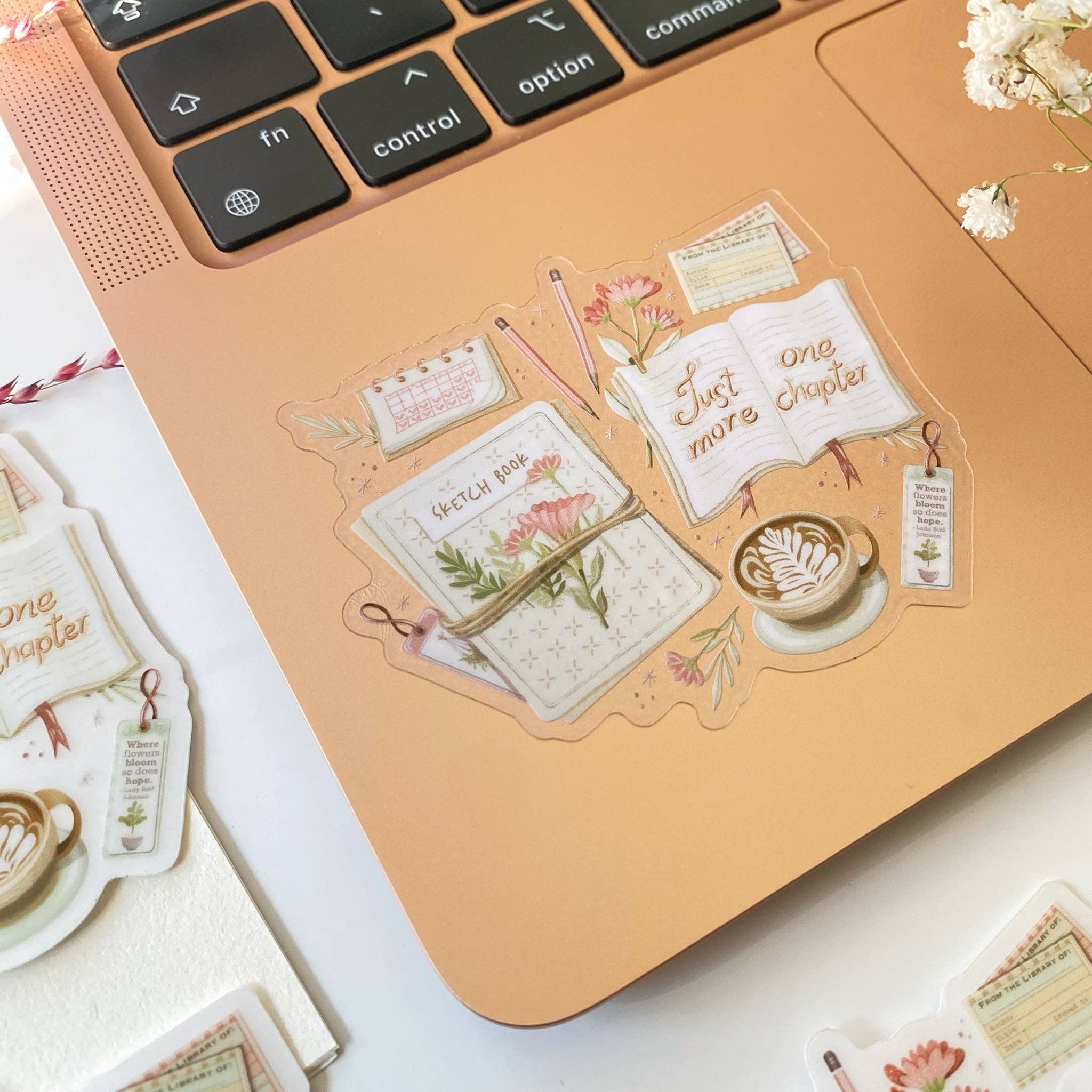 Lettoon - Wholesale Sticker - Clear Vinyl Sticker - Just One More Chapter4