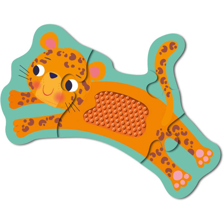 Robert Frederick Ltd – wholesale Puzzle – Child – Touch and Feel Puzzle and Board Book Set - In The Jungle - Tactile Fun For Children2