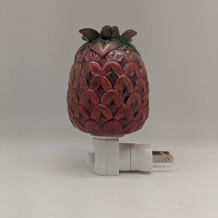 Green Pastures Wholesale - Wholesale Night Light - Porcelain Pineapple Night Light and Oil Burner