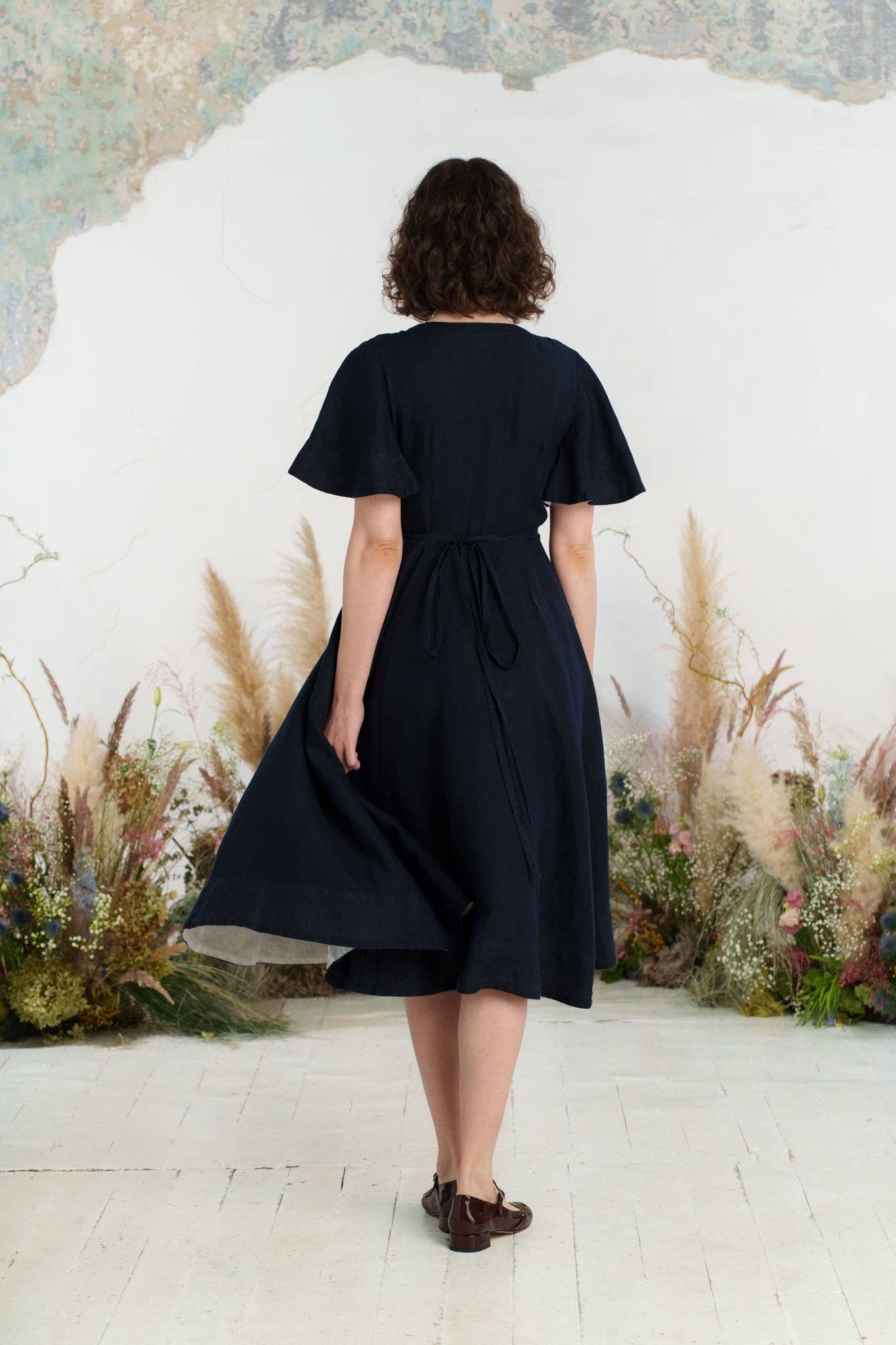 Son de Flor - Wholesale Jurk - Dames - Wikkeljurk met vlindermouwen44