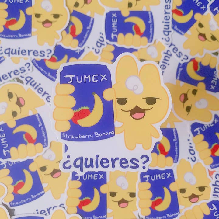 Jumex Koo Sticker for wholesale by SadinYellow