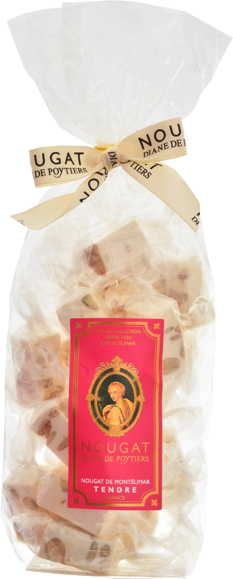 Nougat Diane De Poytiers - Wholesale Nougat - Montélimar soft nougat 100 g bag1