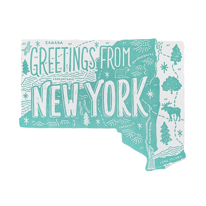 New York Postcard for wholesale by Noteworthy Paper & Press