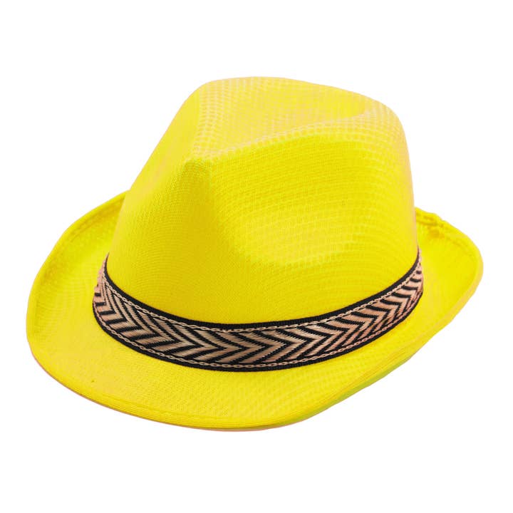 BORSALINO POLYESTER YELLOW for wholesale by Party Pro
