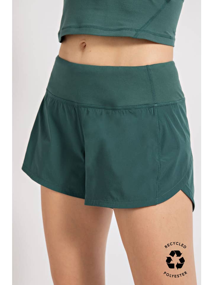 Rae Mode - Wholesale Athletic Shorts - Women's - STRETCH WOVEN 2 IN 1 ACTIVE SHORTS