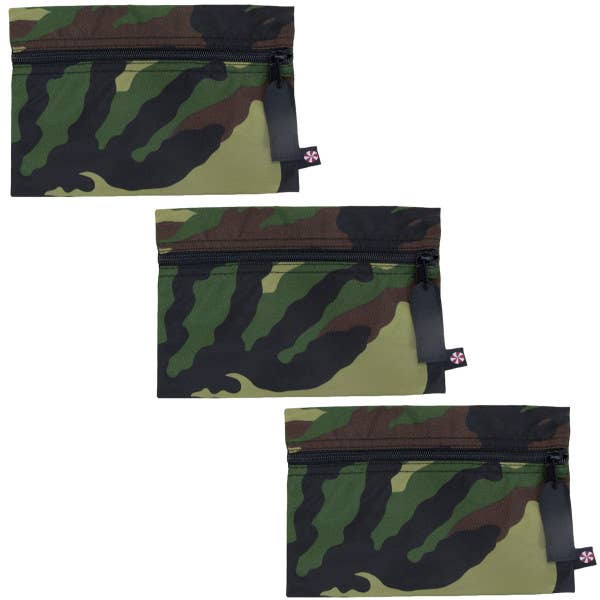Camo Cosmo Bag (3 Pk) | Mint for wholesale by Mint