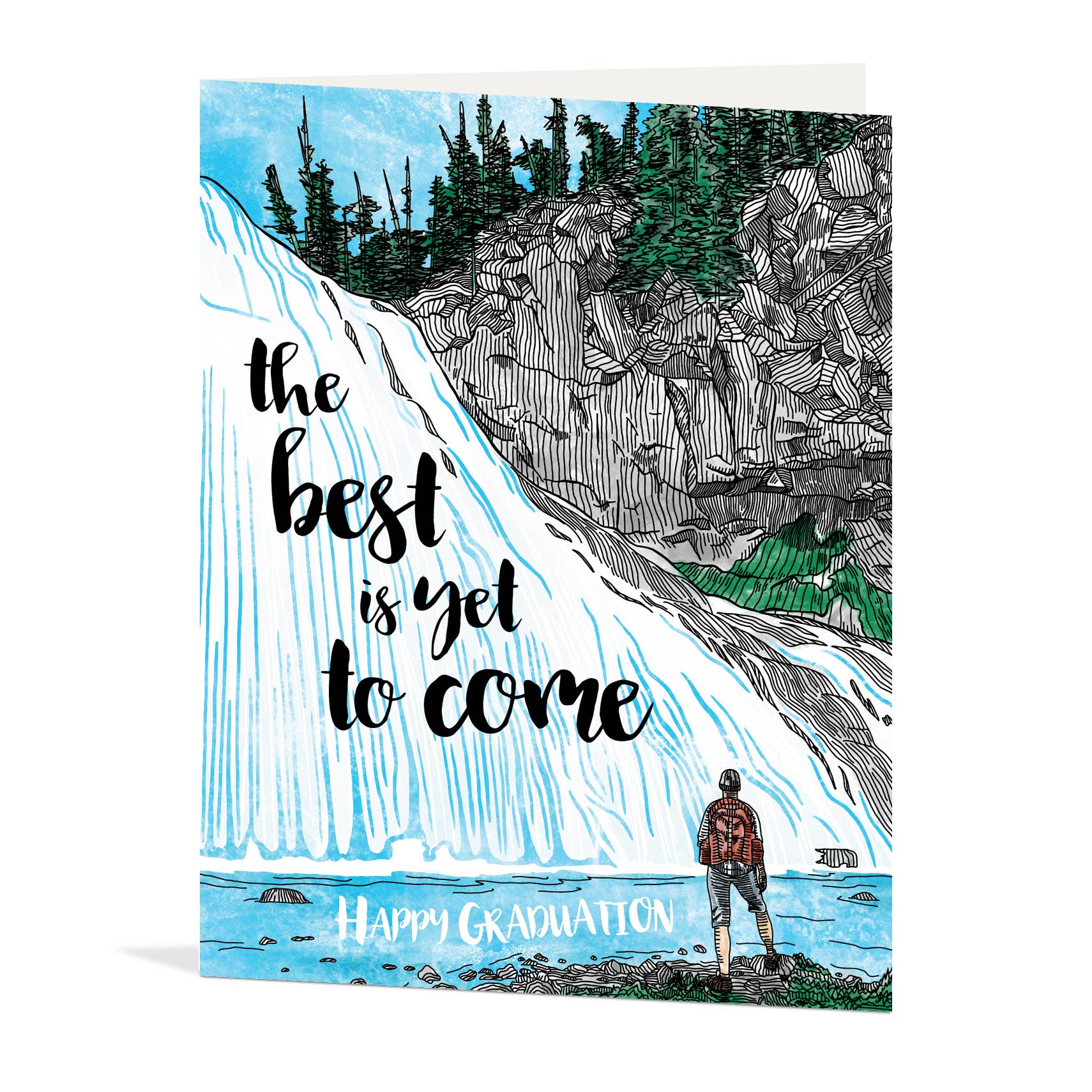 Waterknot - Wholesale Graduation Card - Best is Yet to Come Grad Card2