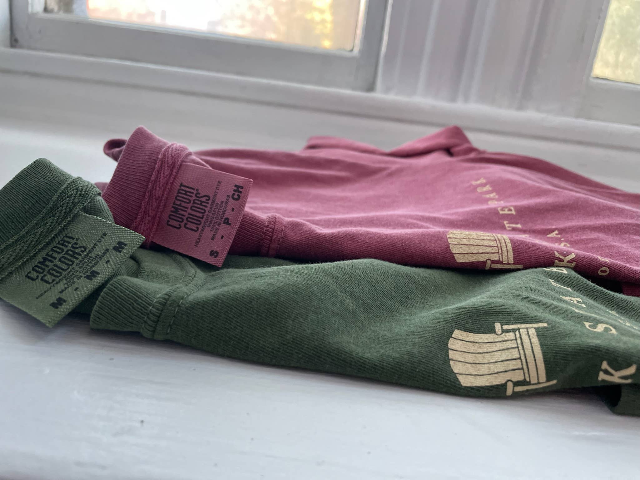 Just Wandering Co. - Wholesale Screen Printed T-Shirt - Unisex - Adirondack Park Map Short Sleeve Shirt | Plattsburgh, New Yo3