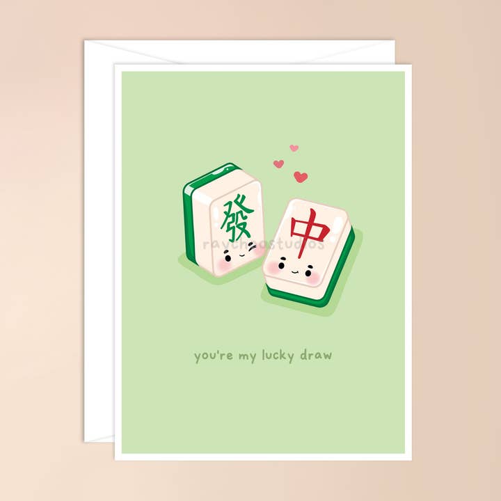 Du er mit Lucky Draw lykønskningskort for engroshandel hos Raychoo Studios Inc.
