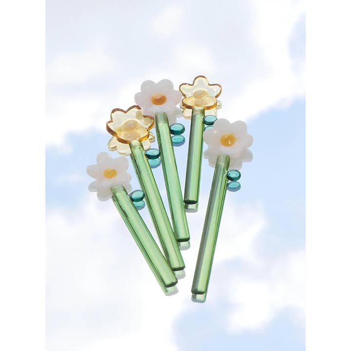 TUTU Home - Wholesale Table Spoon (Cutlery) - "Fleur" Pink Tulip Flower Shape Glass Spoon6