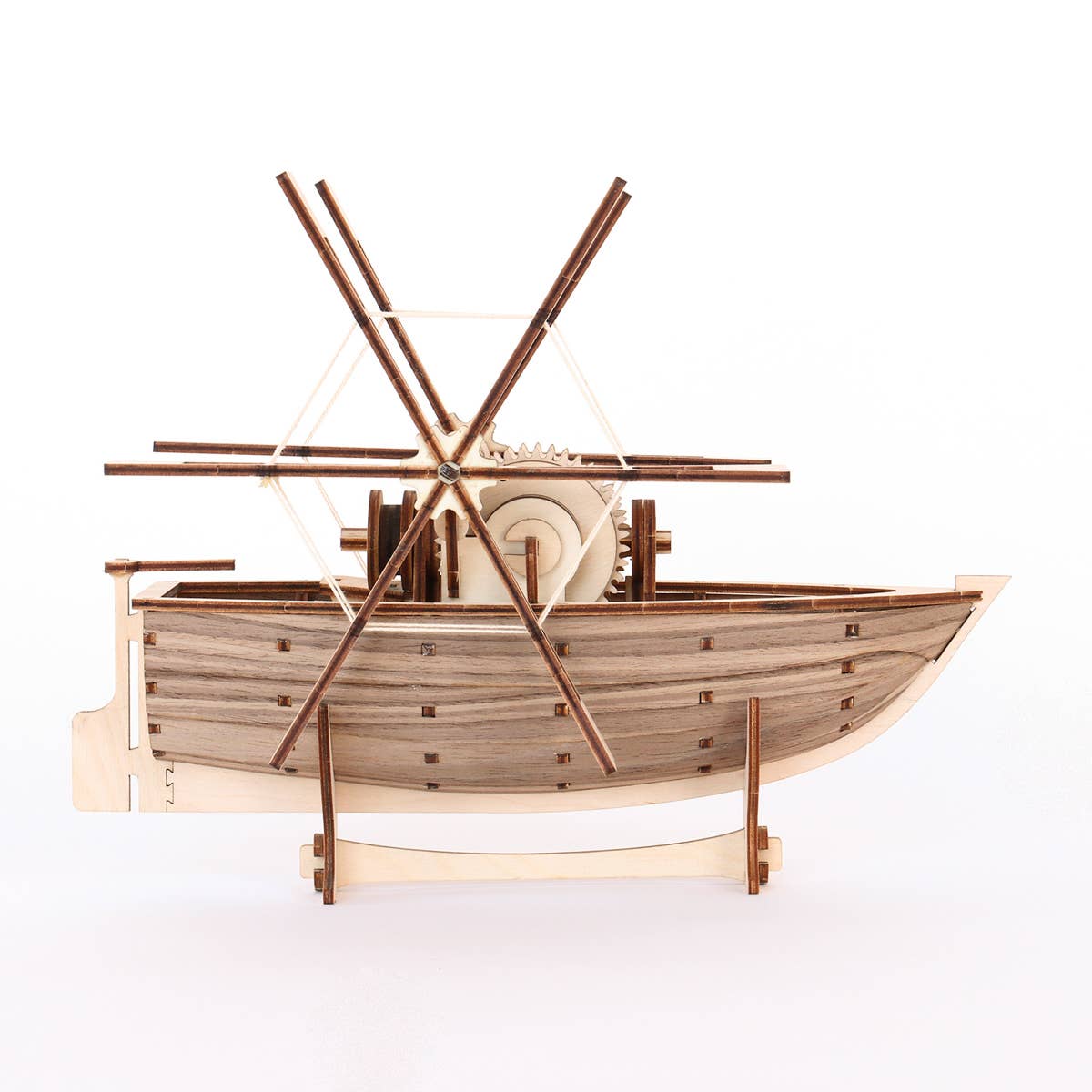 Dahimo - Wholesale DIY Craft Kit - Leonardo da Vinci Paddle Boat - Functional Wooden Model Kit4