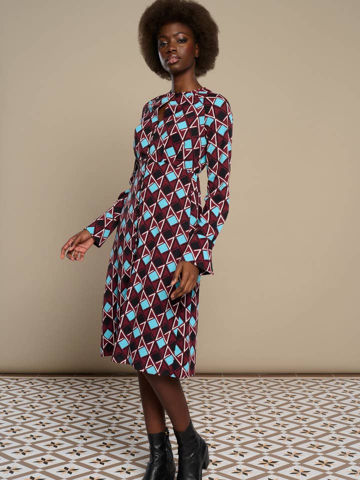 Garnet VIRGINIA DRESS for wholesale on Faire1