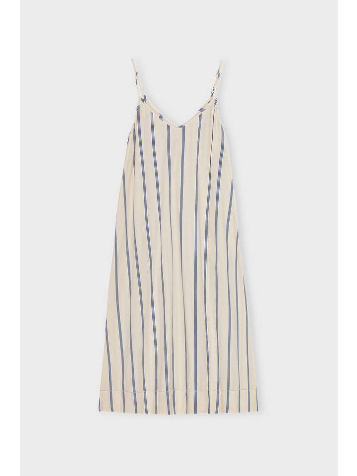 ecru blue moonless sunlight dress stripe for wholesale on Faire