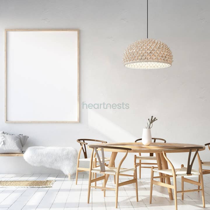heartnests - Vendita all'ingrosso Lampadario/lampada a sospensione - Lampada a sospensione a forma di foglia di palma fatta a mano Cinzia