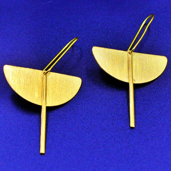 LA MAR - Wholesale Dangle Earrings - MERIDIANA gold-plated earrings3