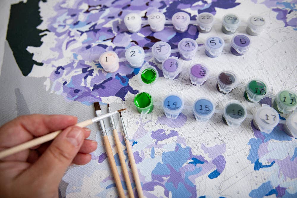 Pink Picasso Kits – Großhandel Bastelset – Happily Hortensie5