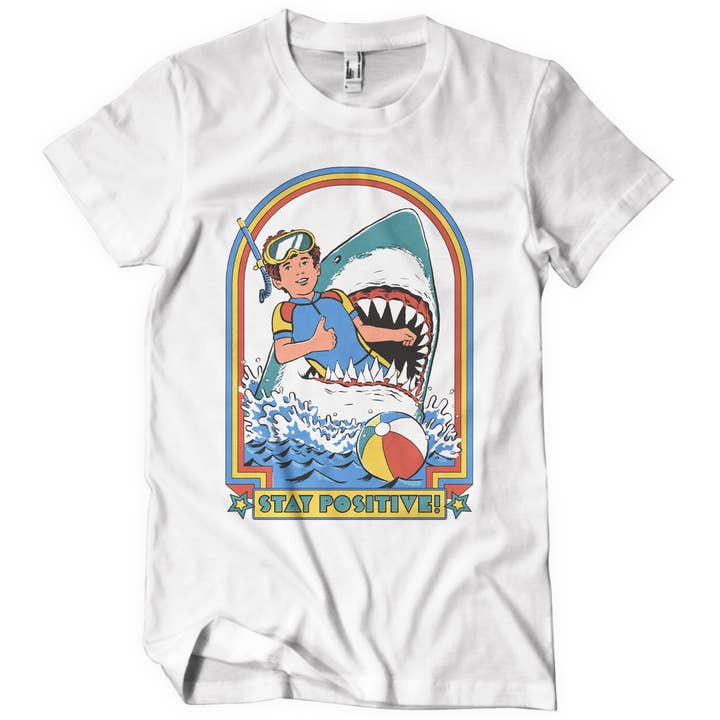 Hybris Production AB - Wholesale T-shirt met print - Uniseks - Stay Positive T-shirt1