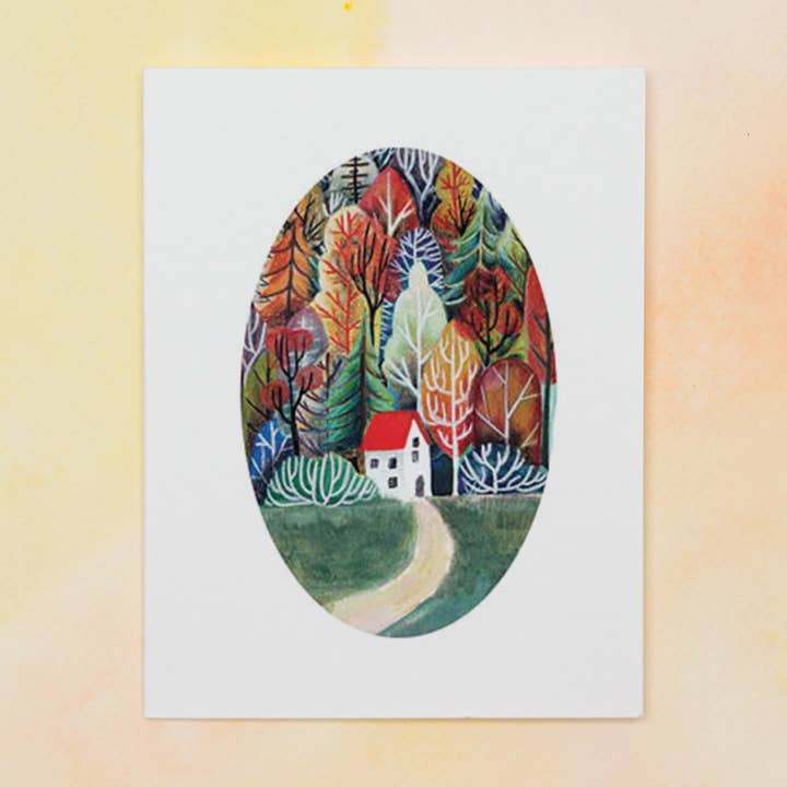 Woodland Home Card and Stationery Set for wholesale by Jo Studio