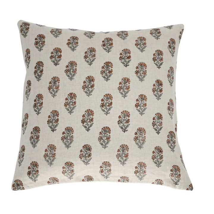 Edwin Ditsy Prints Warm White Pillow Cover for wholesale by Thread To Form