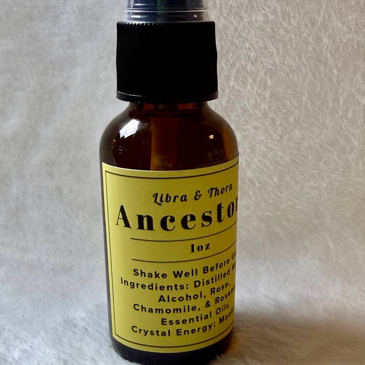 Two Deserts - Wholesale Aromatherapy Mist - Ancestors- Crystal Infused Aromatherapy Intention Spray2