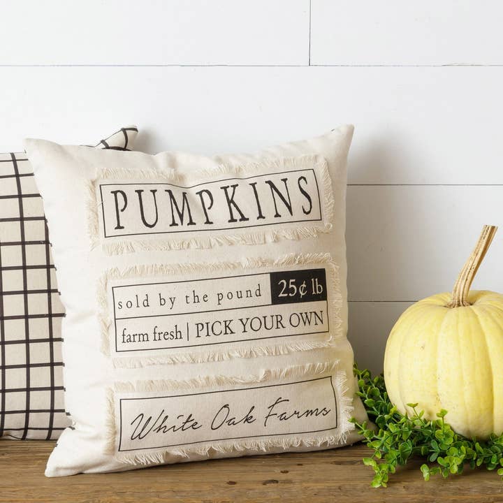 Pillow - Pick Your Own Pumpkin (PC) for wholesale by Audrey's Home & Gift