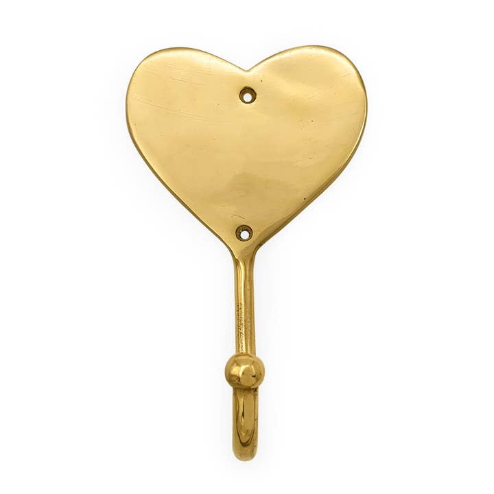 FERN - Wholesale Wall Hook - Brass Hook Heart3