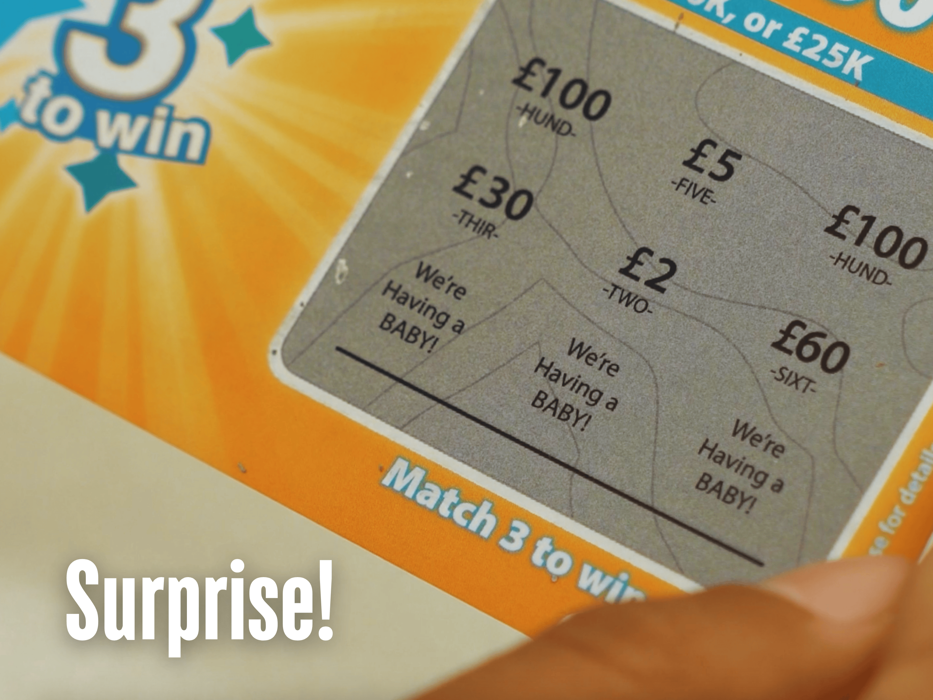 Surprise Scratch Cards – wholesale Baby card – Set of 6 - Baby Announcement - Surprise Scratch Cards 3