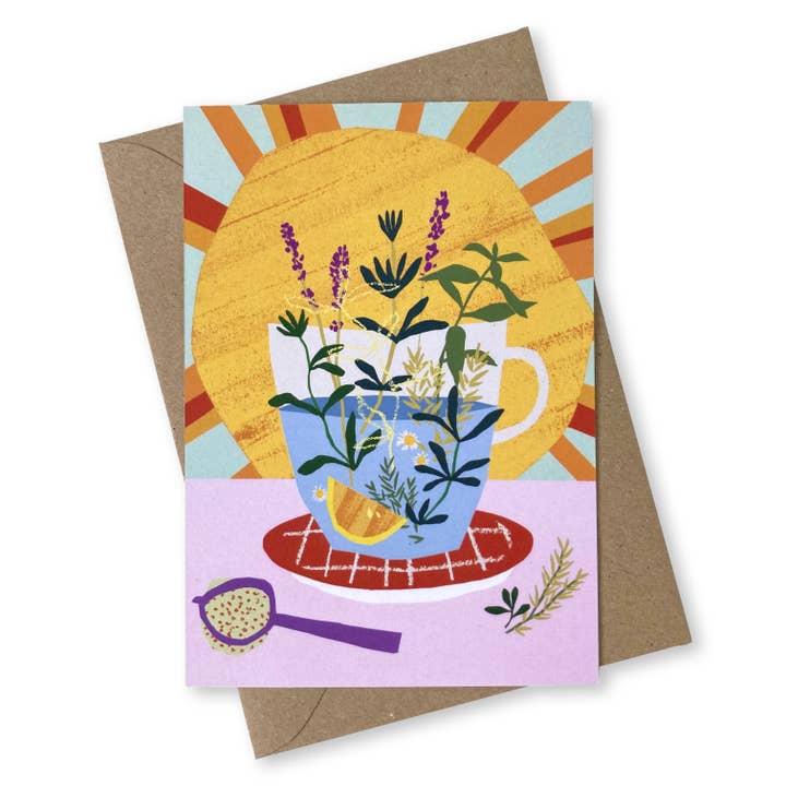 Solar Infusion Greetings Card for wholesale by Lily Windsor Walker