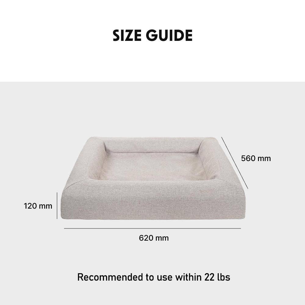 HOWLPOT. USA – Großhandel Haustierbett – Katze/Hund – Memory Foam (Aschbraun)6