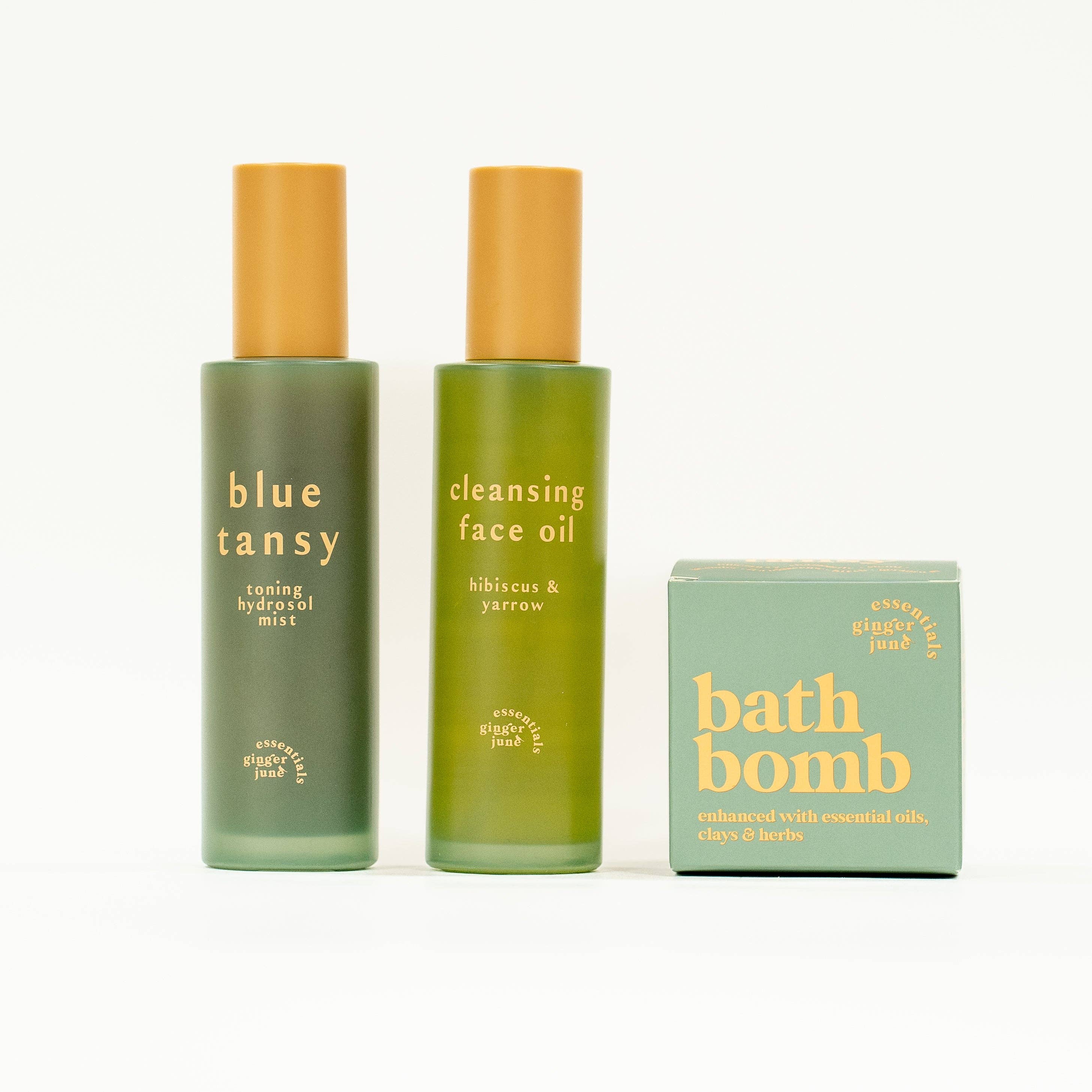 Ginger June Candle Co. - Vente Brume/eau visage et corps - brume tonifiante pour le visage Blue Tansy • 100 % véritable et naturelle1