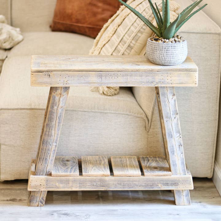DougandCristyDesigns - Wholesale Side Table - Luxe Aztec A-Frame Accent Table1