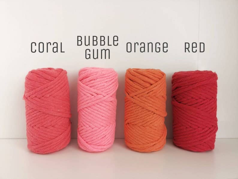 Buluty – Engroshandel Garn – 4,5 mm enkelt snoet super blød macrame garn i bomuld1