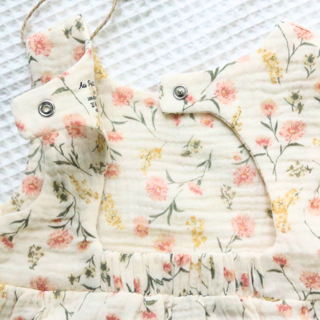 Au Petit Coton - Wholesale Dress - Baby - Organic cotton baby dress with headband2