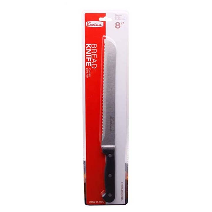 8" Bread Knife for wholesale by Deluxe Import Trading
