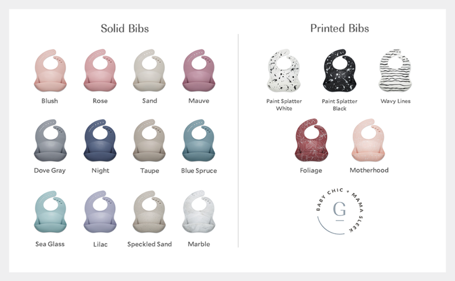 Goobie Baby – Engroshandel Hagesmæk - Baby – Silikone Baby Bib - Maling Splatter på Sort6