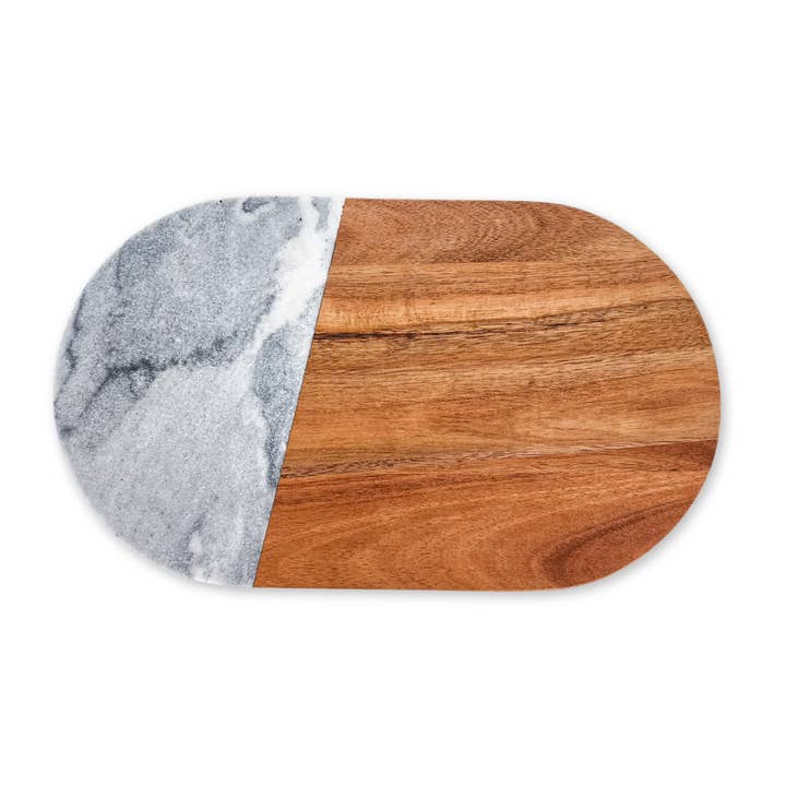 Grey Marble Timber Cheese Board for wholesale by CLINQ