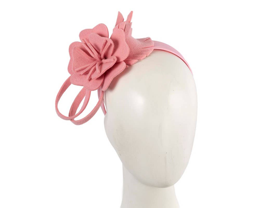 Max Alexander by Cupids Millinery Melbourne - Vente Chapeau bibi – femme - Serre-tête en feutre avec motif floral5