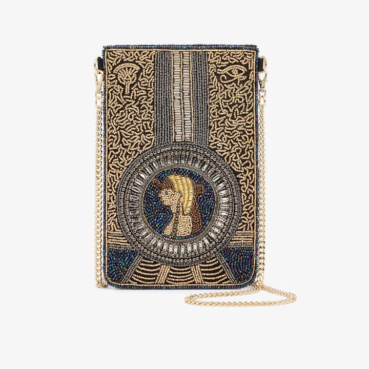 Pochette téléphone Cléopâtre pour la vente par sophie cano paris